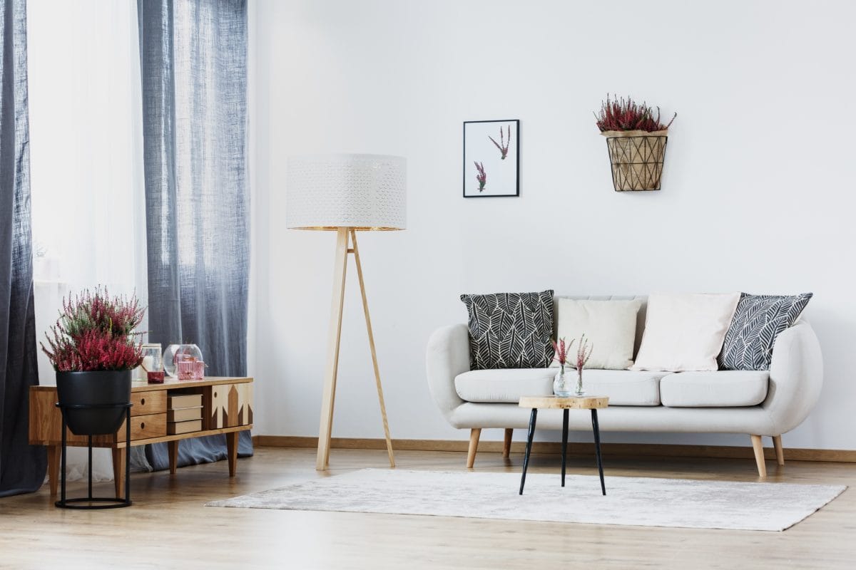 Choose Furniture with Exposed Legs Frugal Gardening