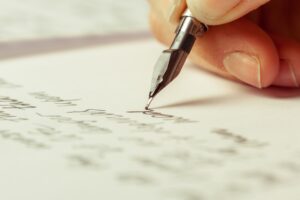 Writing Letters by Hand