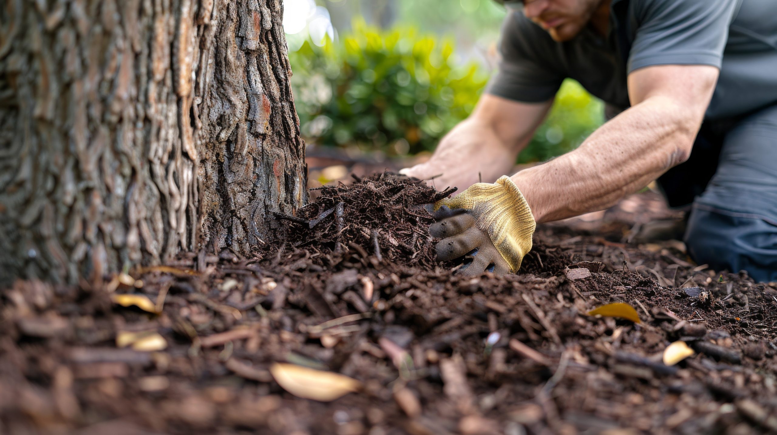 There is a mulch trick that saves water and fights weeds.