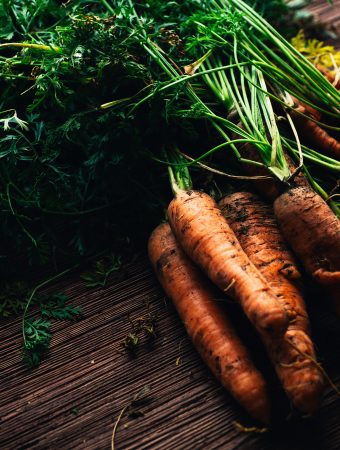 Some root vegetables sweeten after first frost.