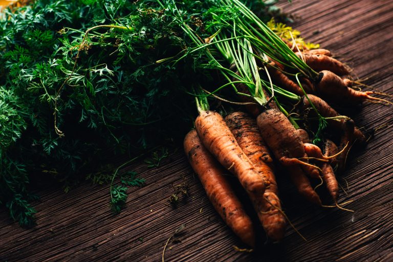 Some root vegetables sweeten after first frost.