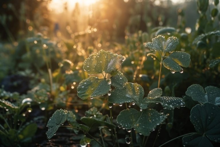 There is a secret role of dew in autumn gardening.
