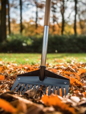 You use some garden tools more in the fall than the summer.
