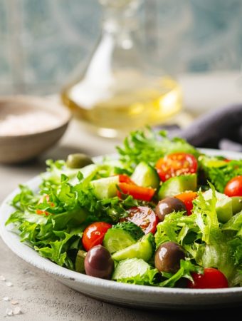 Some fast-growing greens are perfect for a quick fall salad.