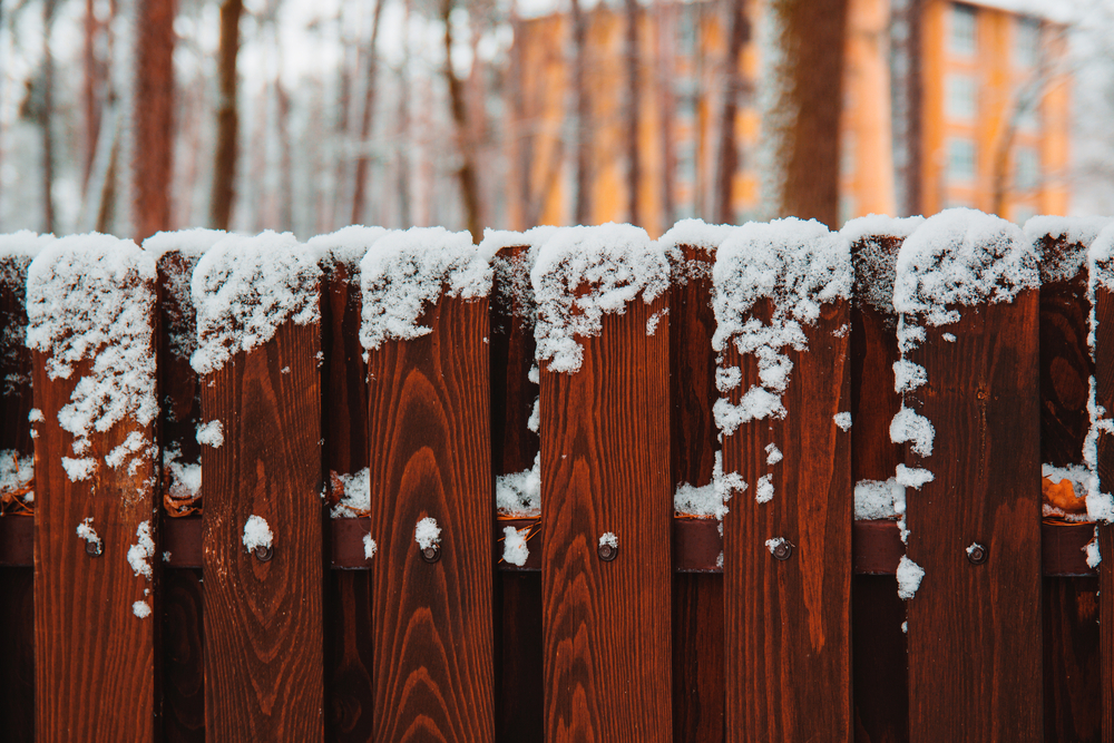 There Is A Garden Fence Test to Tell If Yours Will Survive the Snow