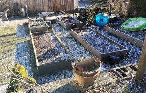 garden soil storage over winter
