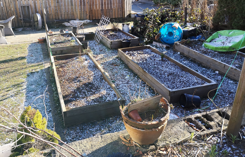 garden soil storage over winter