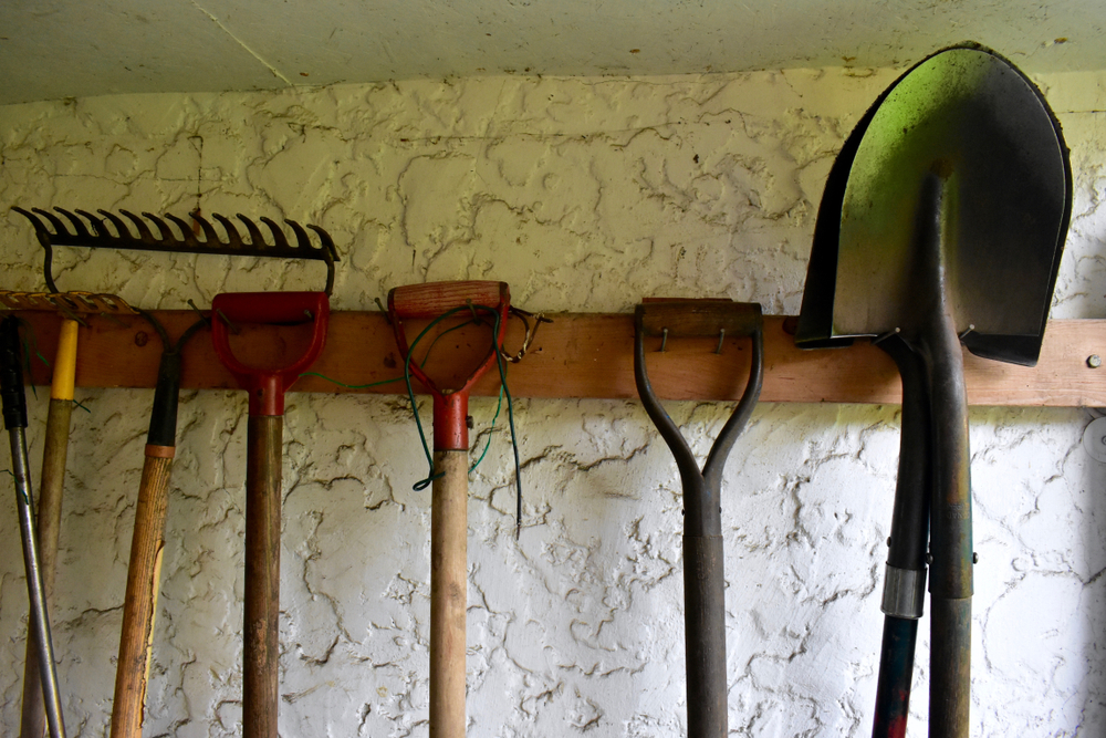 garden tool storage