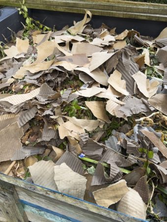 brown materials for compost
