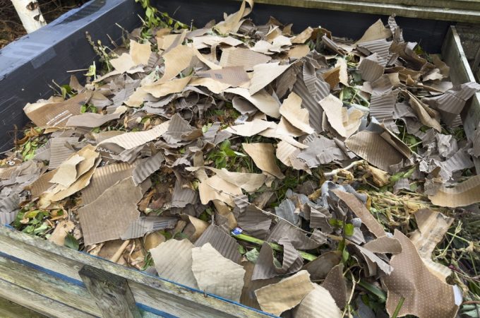 brown materials for compost