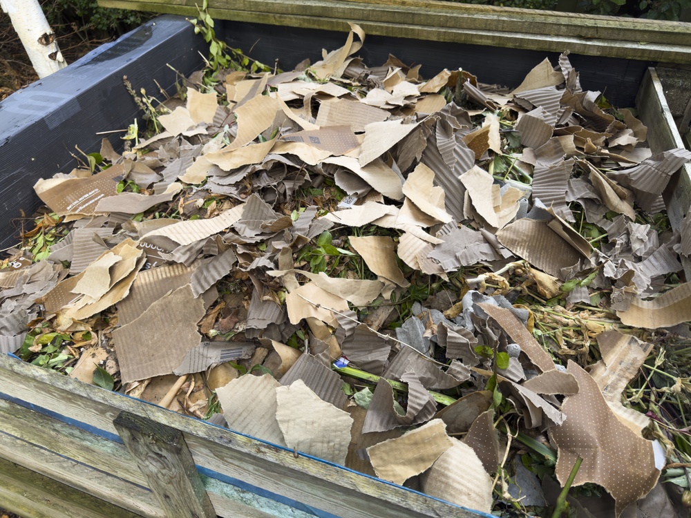 brown materials for compost